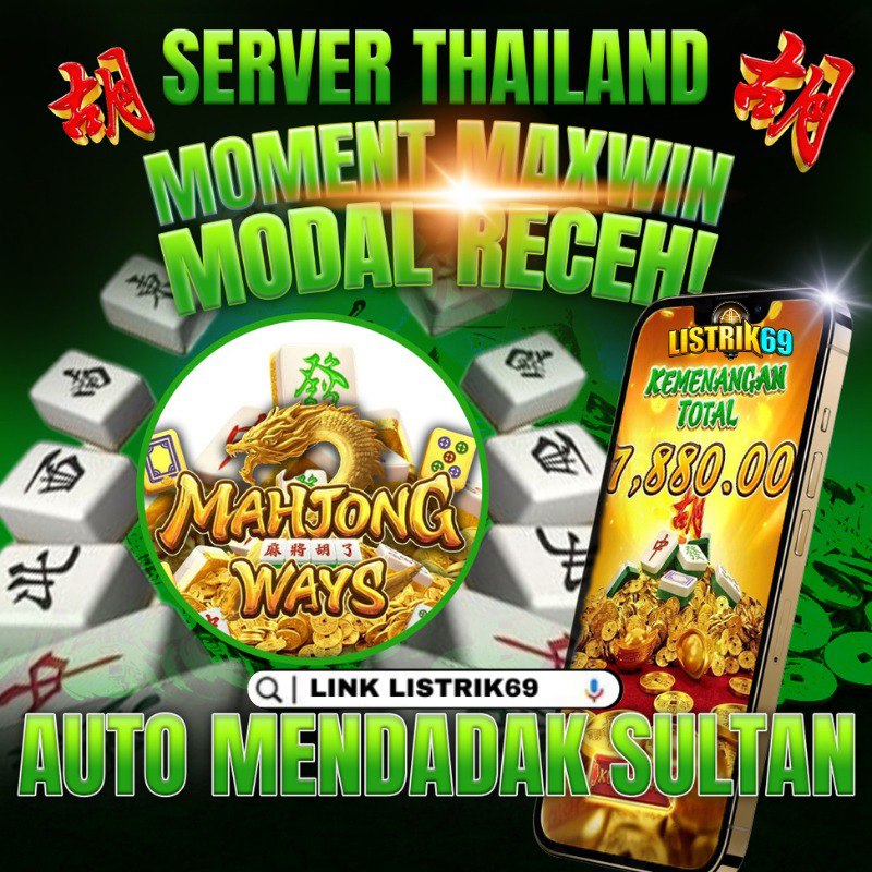 Slot Server Thailand Murah Mudah Menang